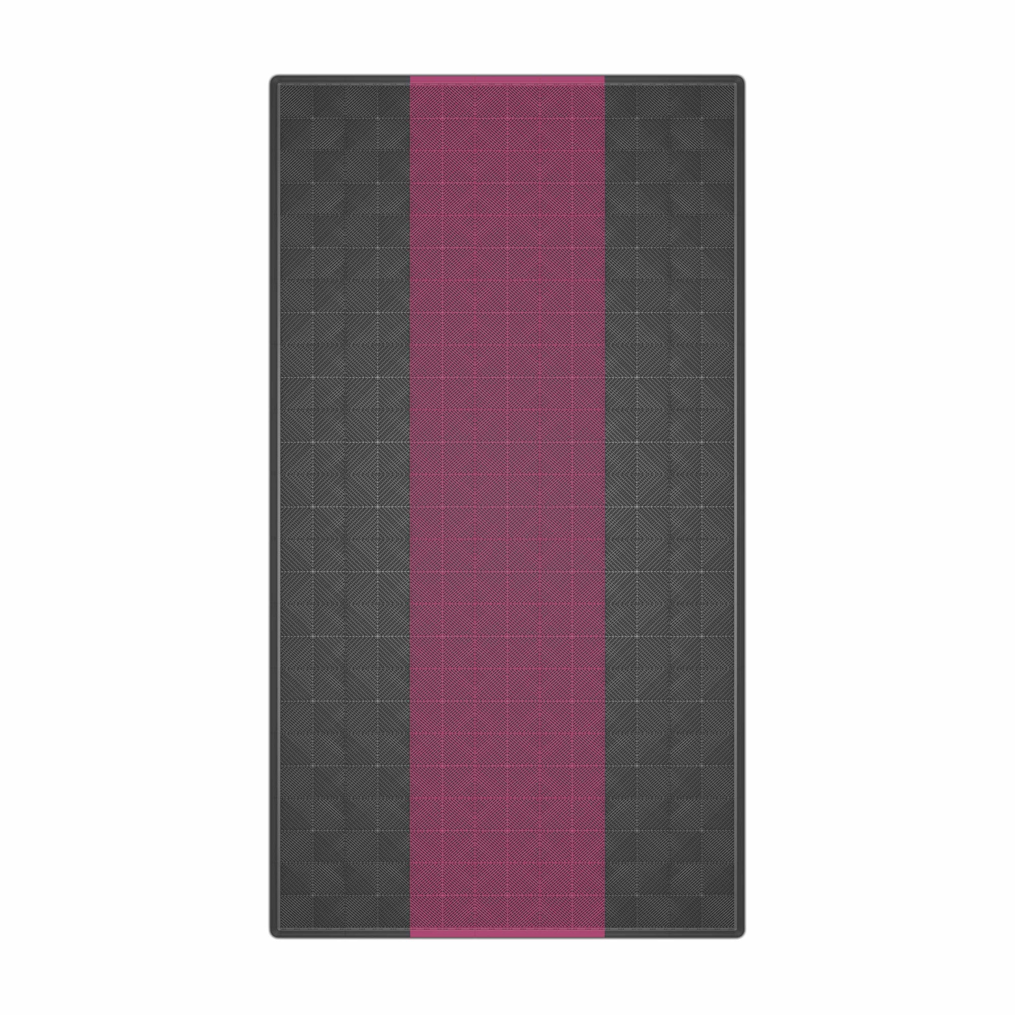 Autopodest 532x292 cm Robuste RACE PP-Klickfliesen Grau Pink - Garage Parts