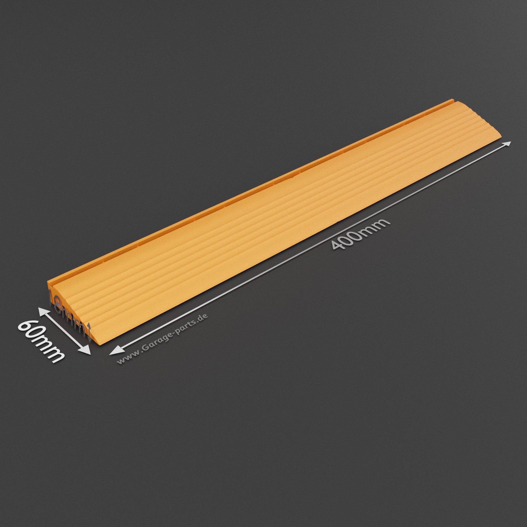 GP FLOOR PACE Rand Orange - 4x Seitenteile Erleichtert das befahren. - Garage Parts