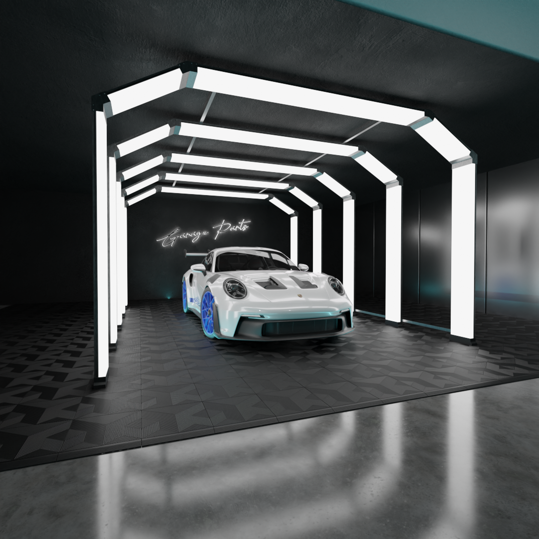 LICHT TUNNEL 240 Line Led System (4mx5,33m ) Perfekte Beleuchtung bis ins kleinste-Detail! - Garage Parts
