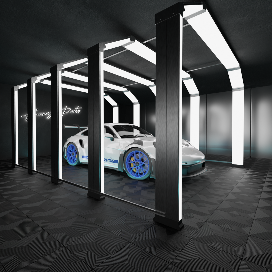LICHT TUNNEL 240 Line Led System (4mx5,33m ) Perfekte Beleuchtung bis ins kleinste-Detail! - Garage Parts