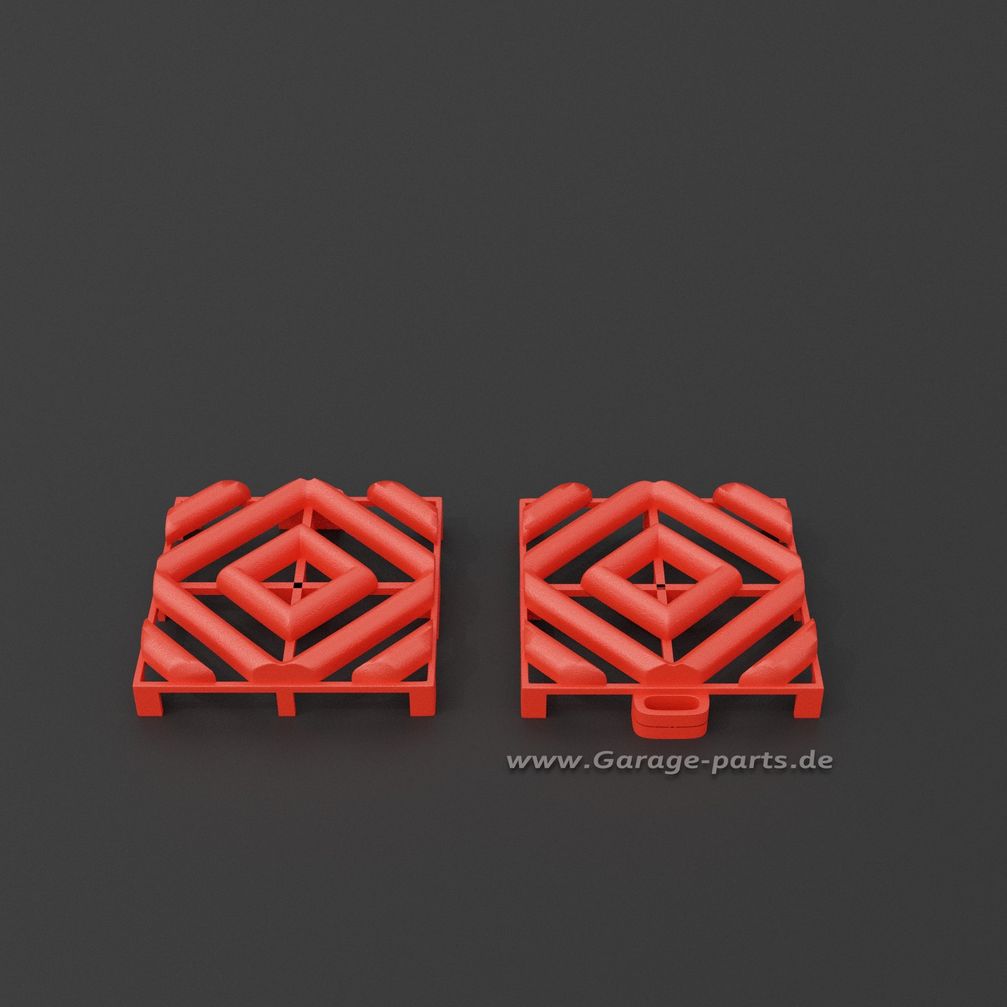 GP FLOOR PACE Leiste KREUZ Rot - 2x Kreuz Zwischenleiste - Garage Parts