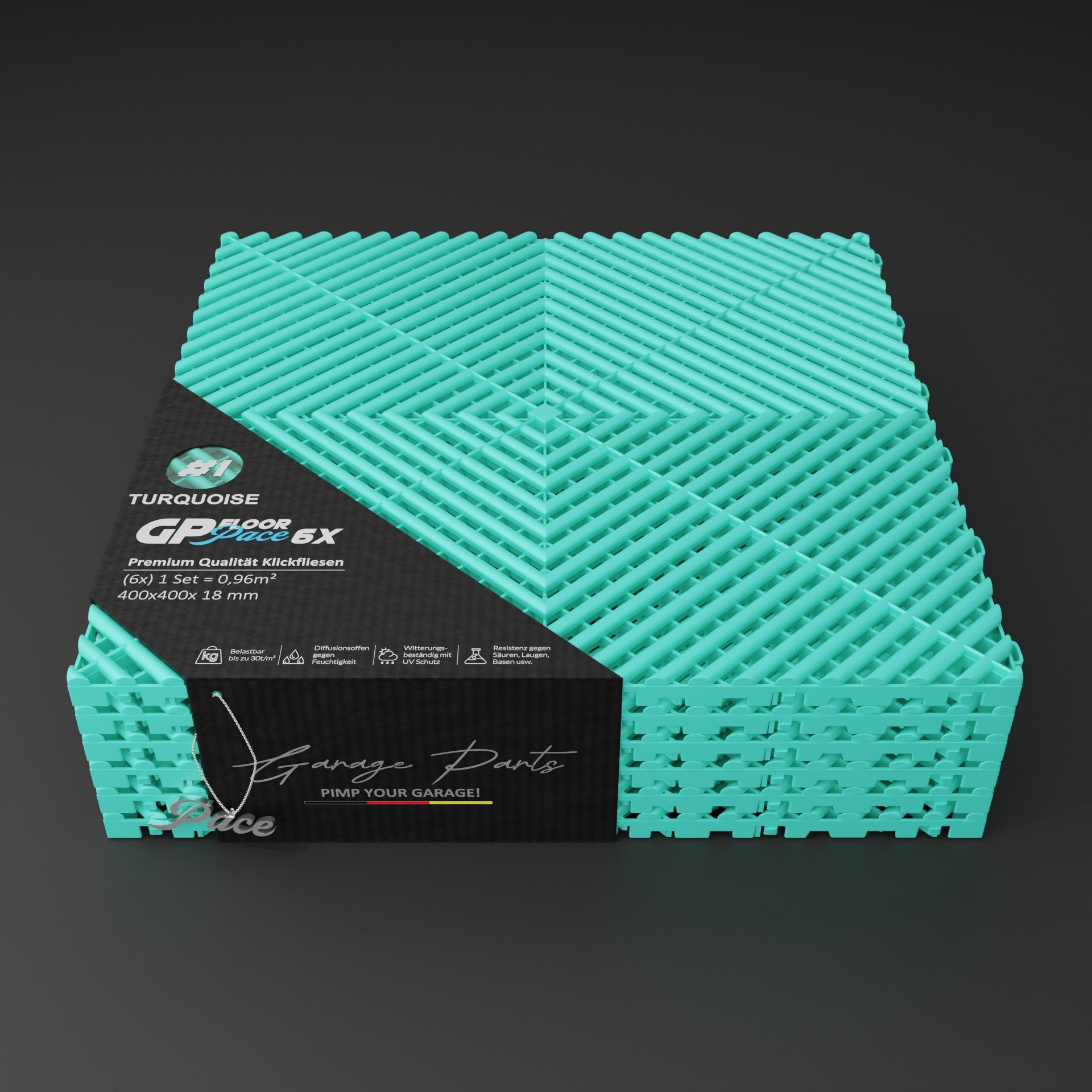 Labune Gp GP FLOOR | Klickfliesen Garage | Robuster Bodenbelag PVC für ...
