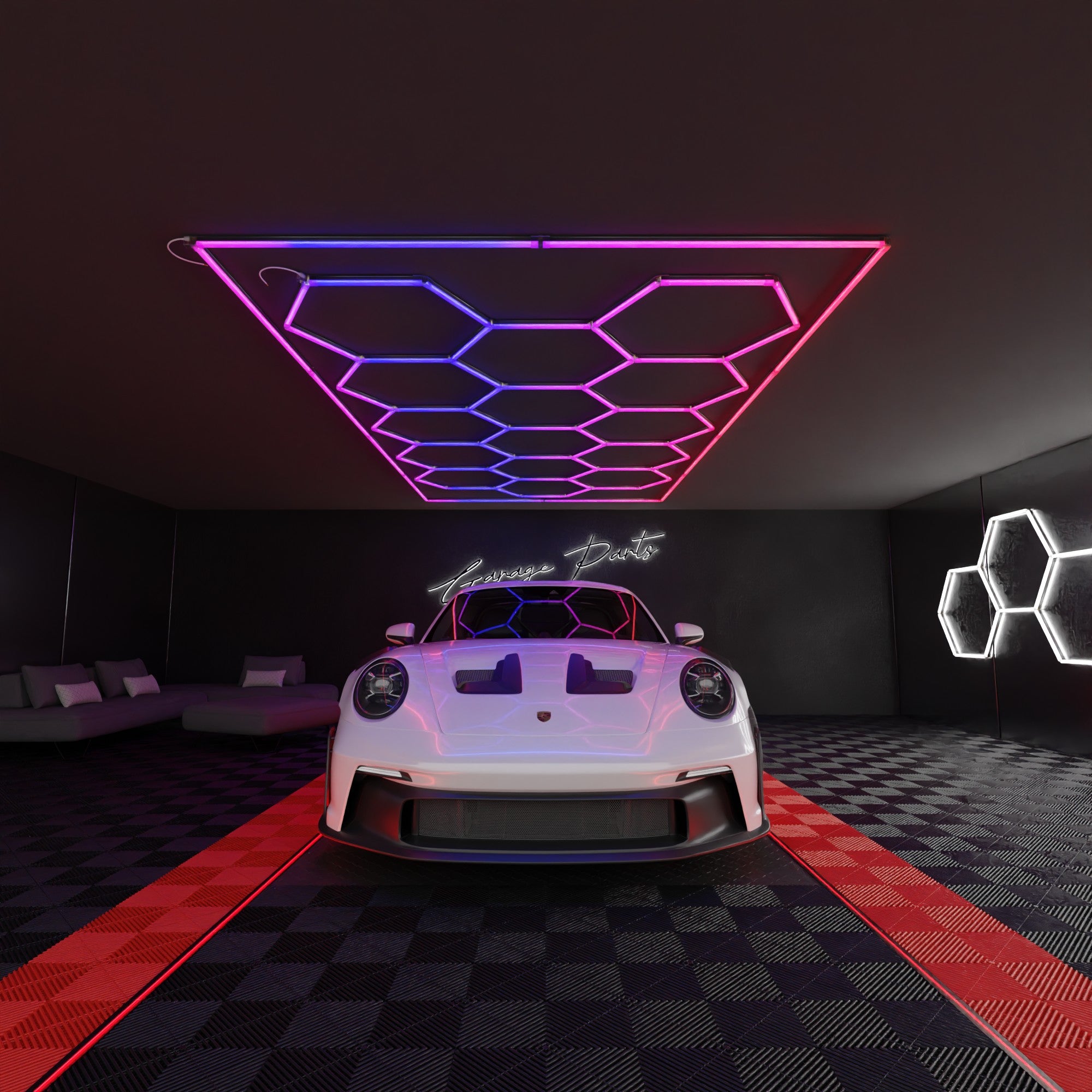 GP LIGHT SHINE RGB #8 Hexagon (0,97 x 3,44m) - Garage Parts