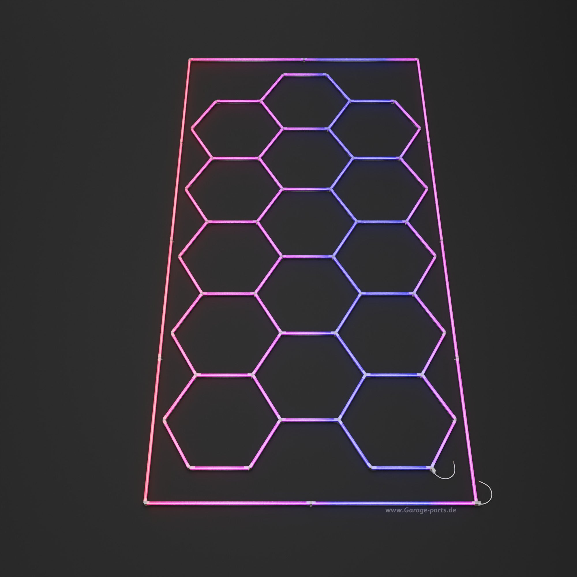 GP LIGHT SHINE RGB #8 Hexagon (0,97 x 3,44m) - Garage Parts