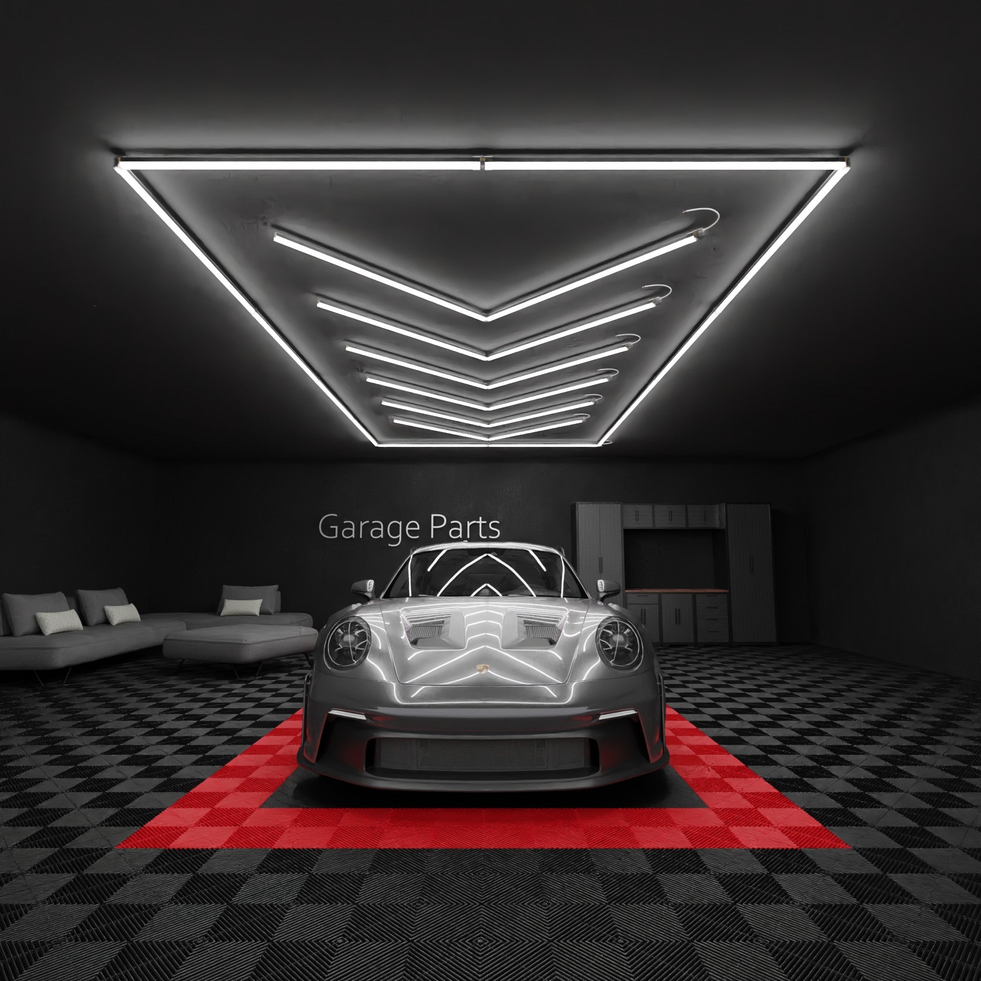 GP LIGHT SHINE #3 Pfeil Led System (2,43 x 4,83m) - Garage Parts