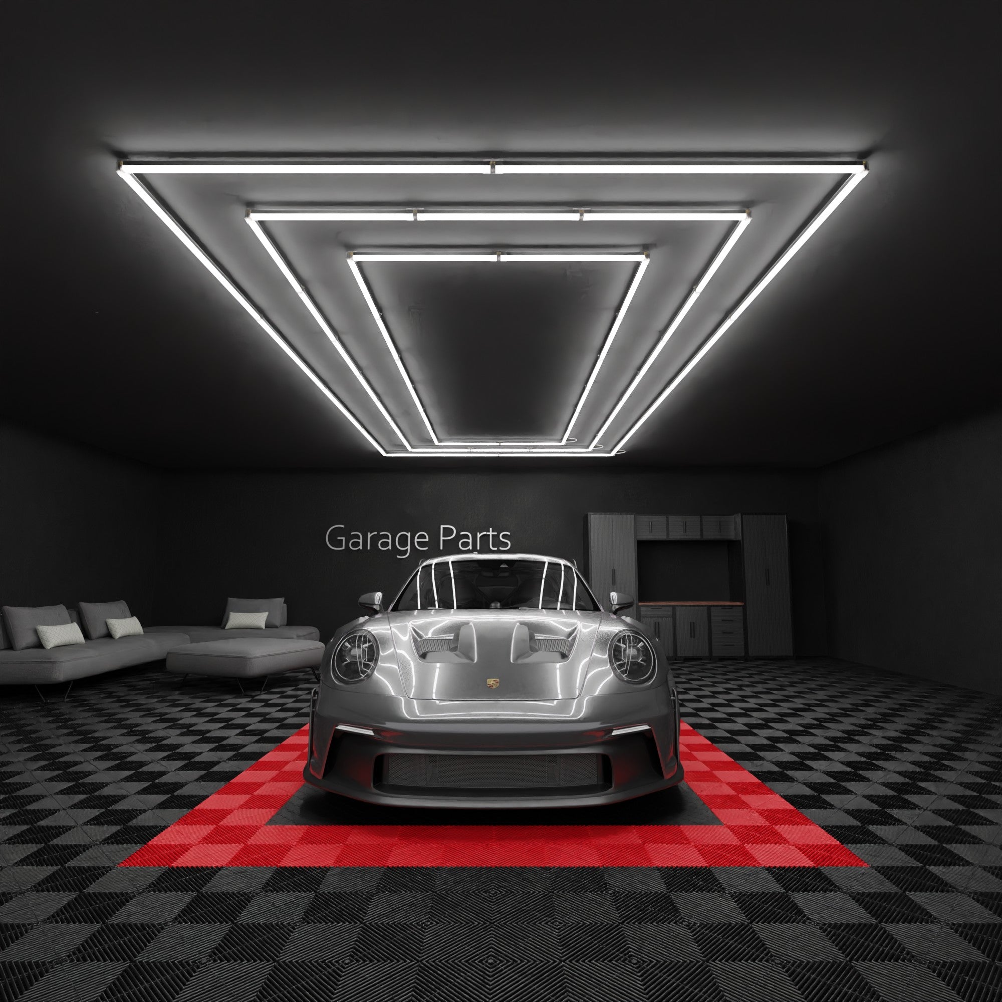 GP LIGHT SHINE #4 Line Led System (2,43 x 4,83m) - Garage Parts