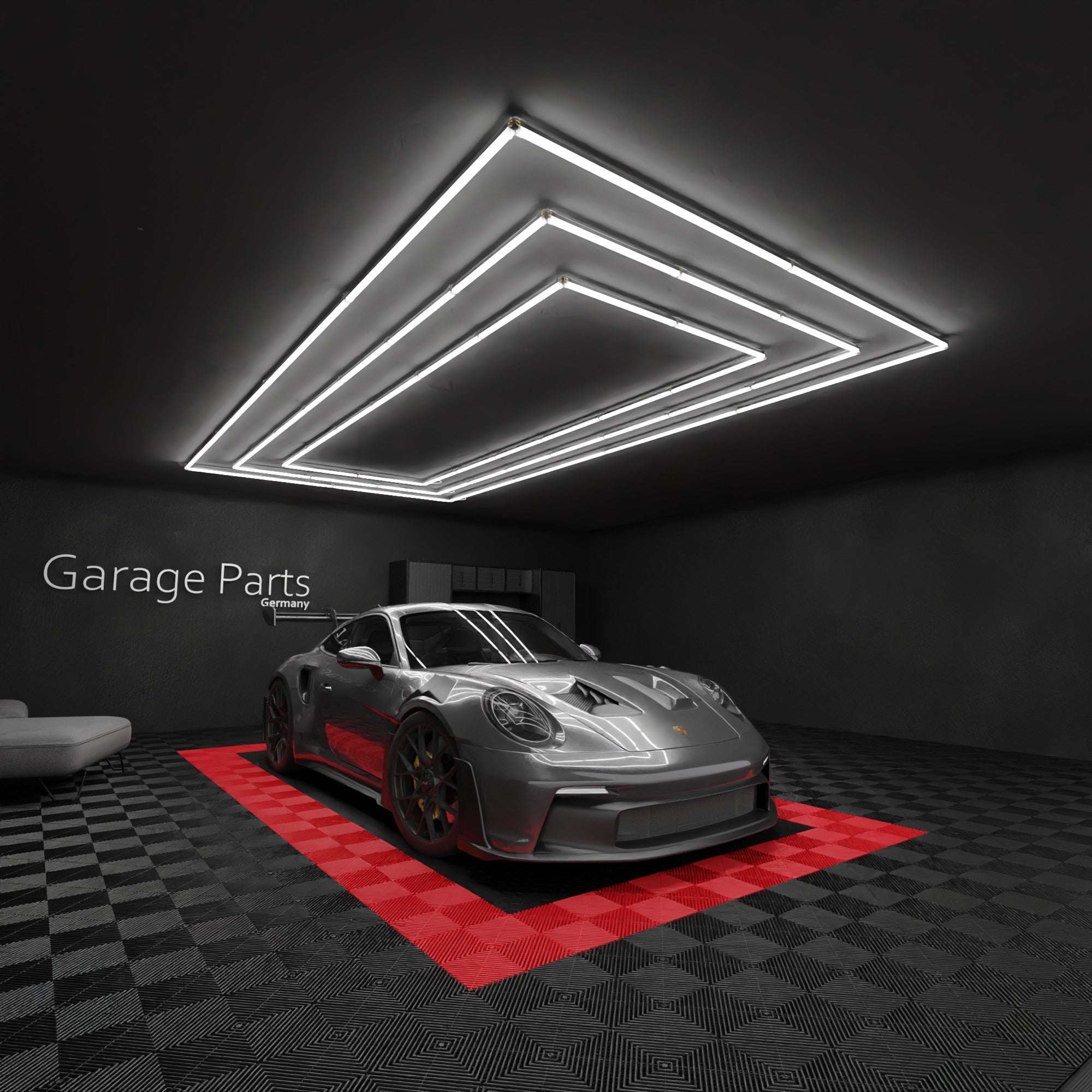 GP LIGHT SHINE #4 Line Led System (2,43 x 4,83m) - Garage Parts