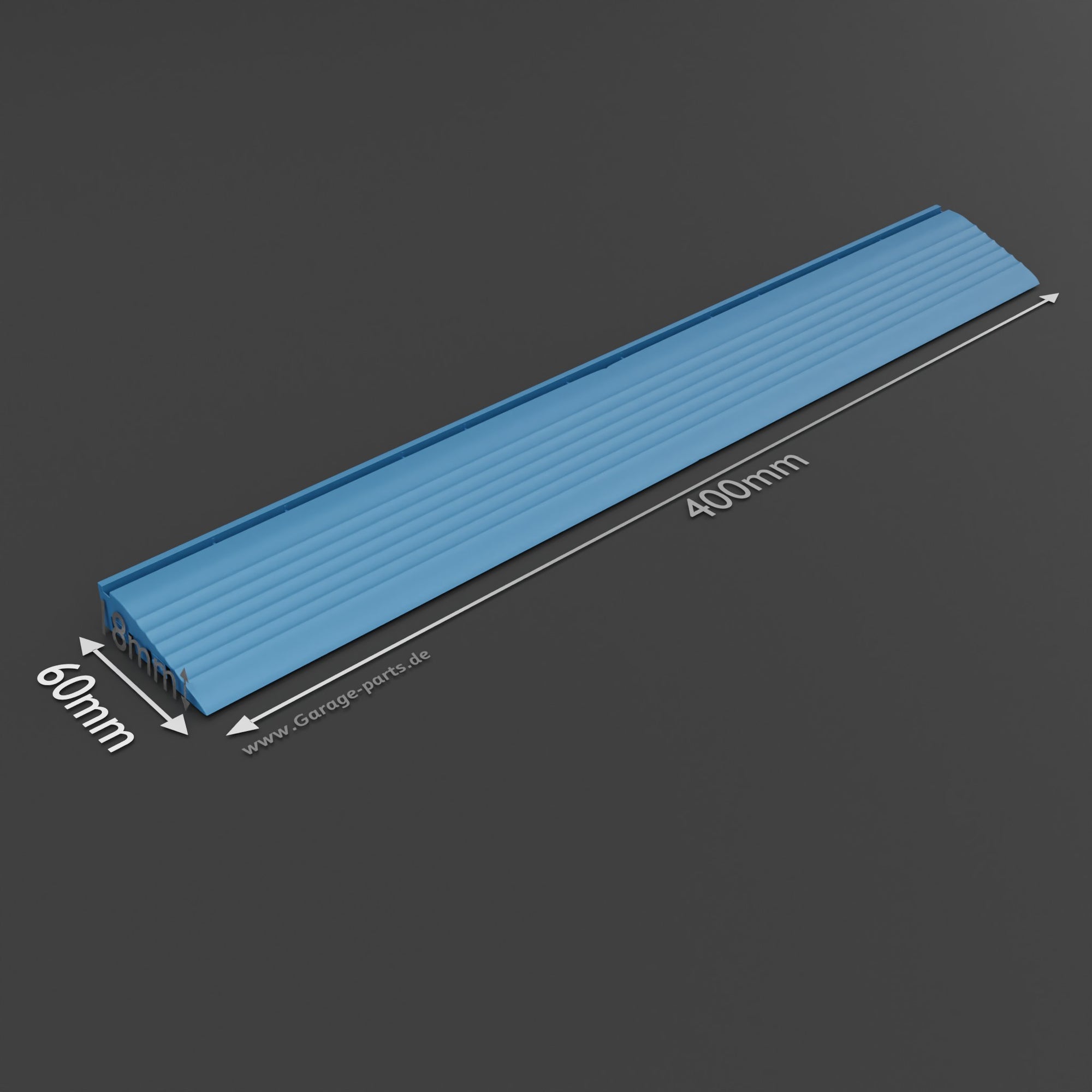 GP FLOOR PACE Rand Oceanblau - 4x Seitenteile Erleichtert das befahren. - Garage Parts