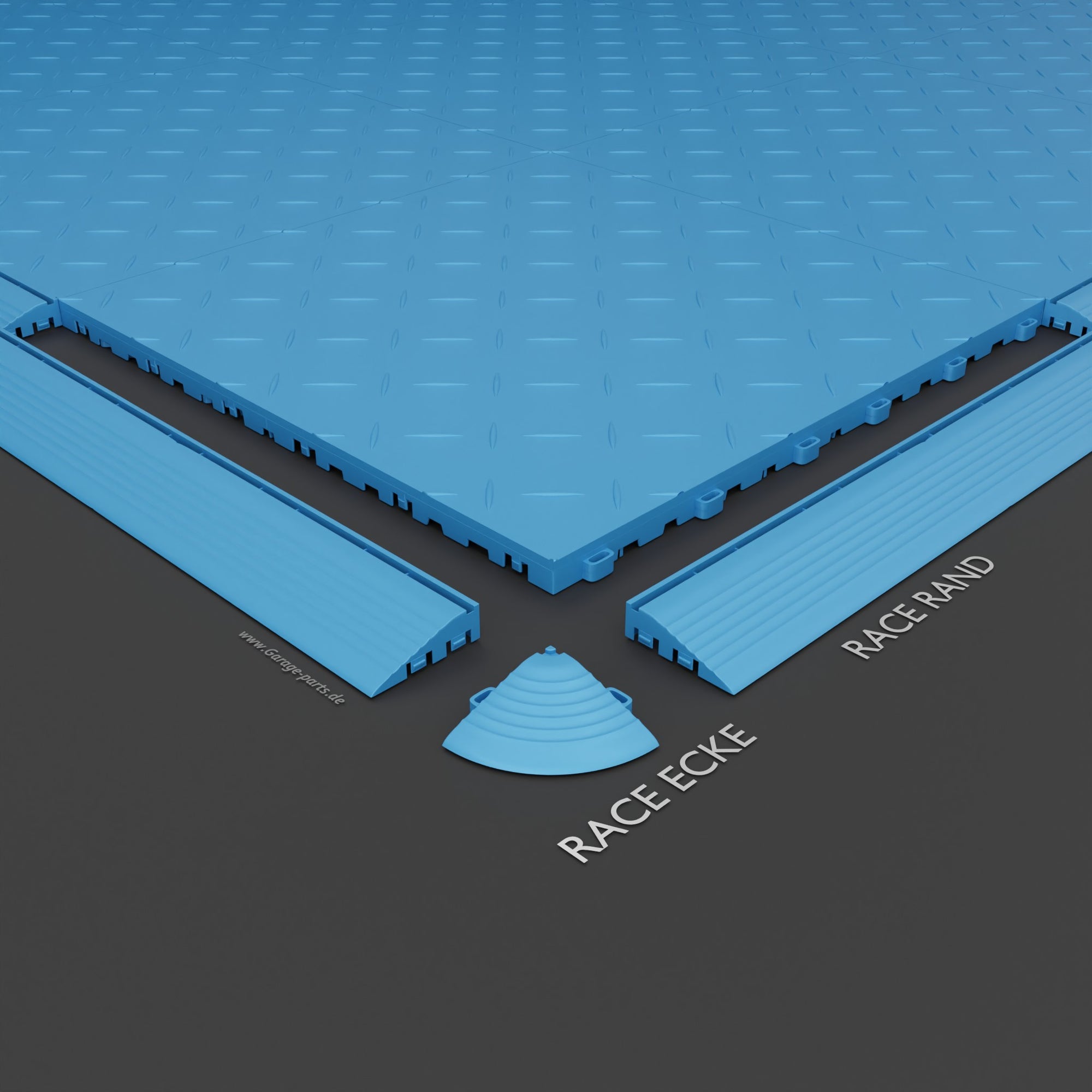 GP FLOOR PACE #3 Blau - Garage Parts