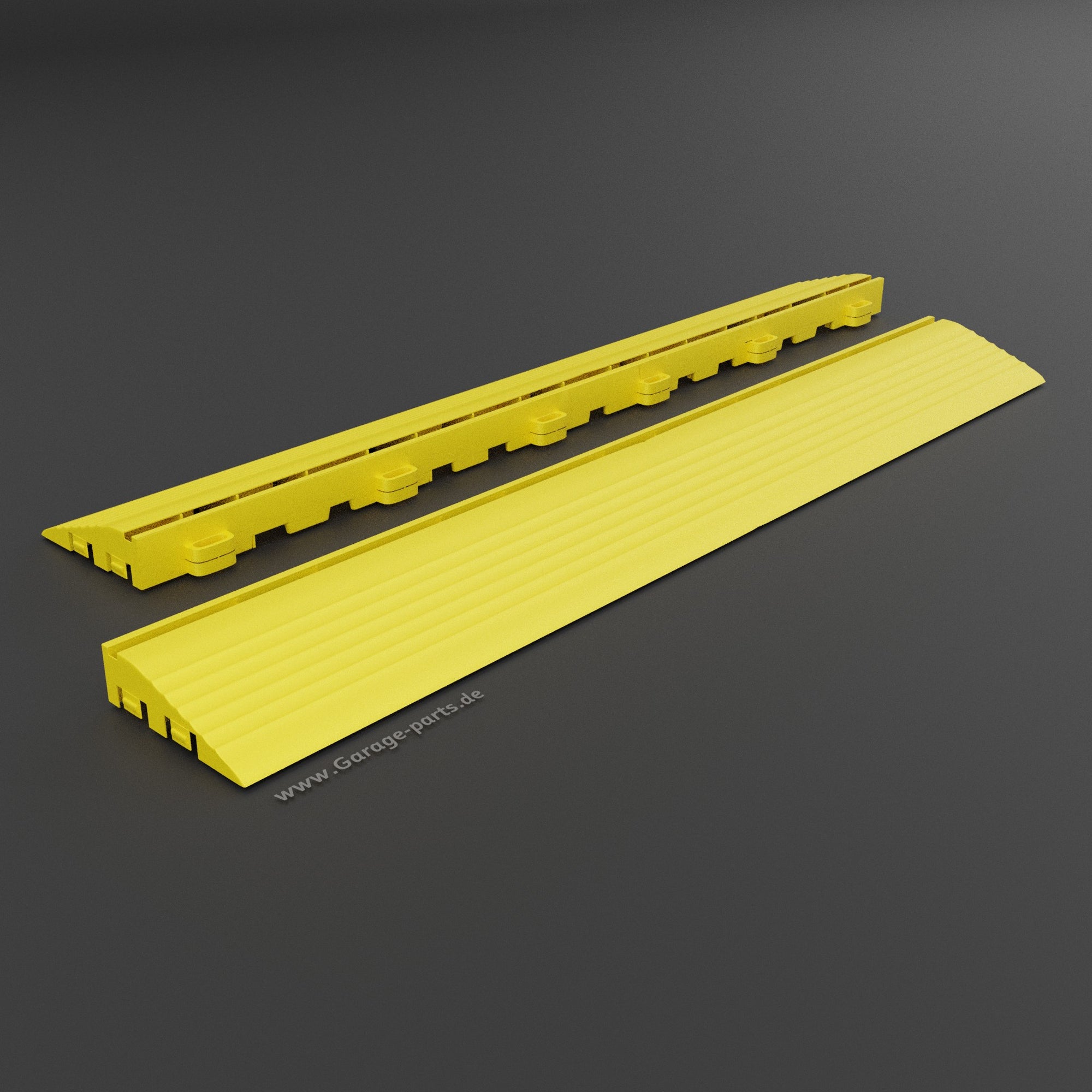 GP FLOOR PACE Rand Gelb - 4x Seitenteile Erleichtert das befahren. - Garage Parts