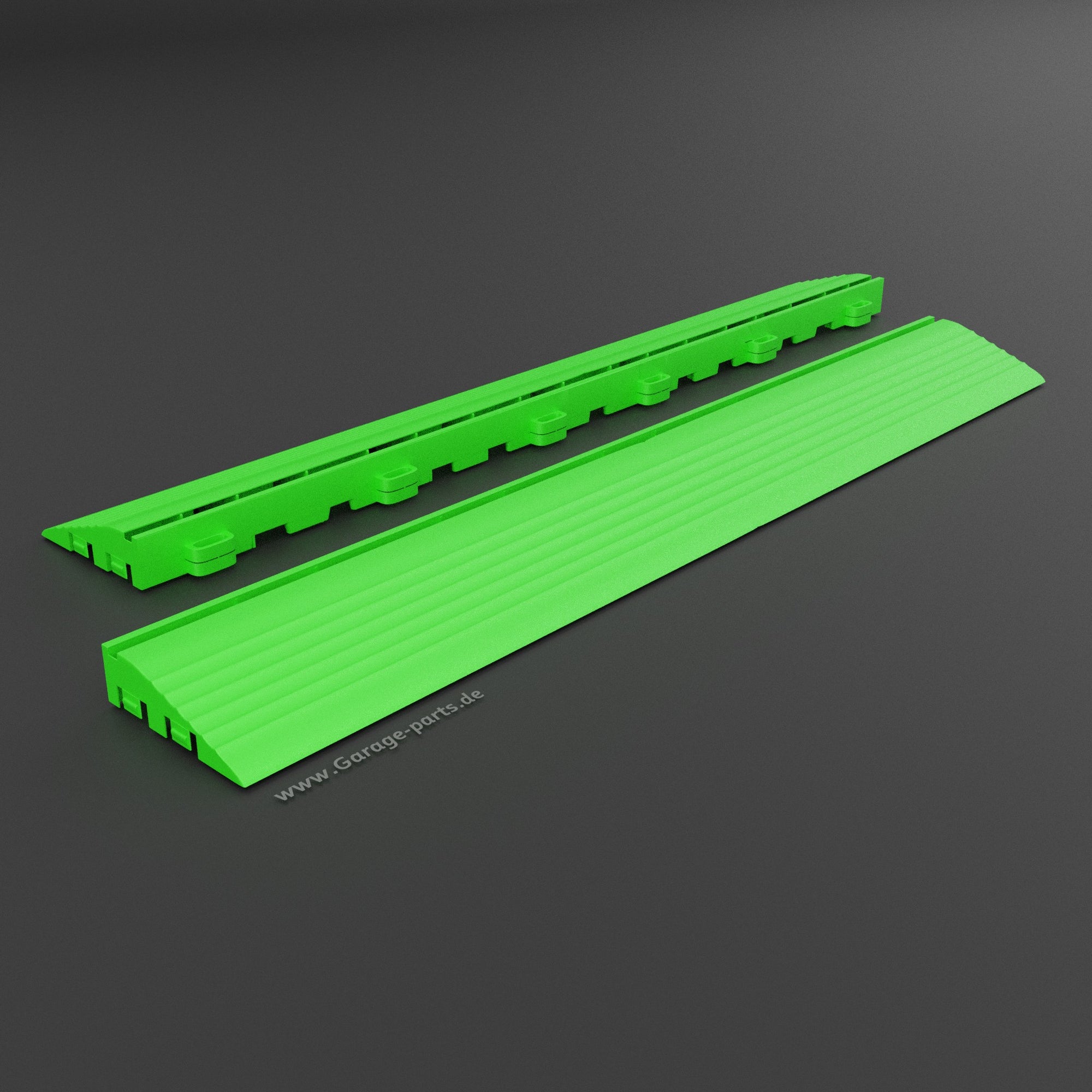 GP FLOOR PACE Rand Grün - 4x Seitenteile Erleichtert das befahren. - Garage Parts