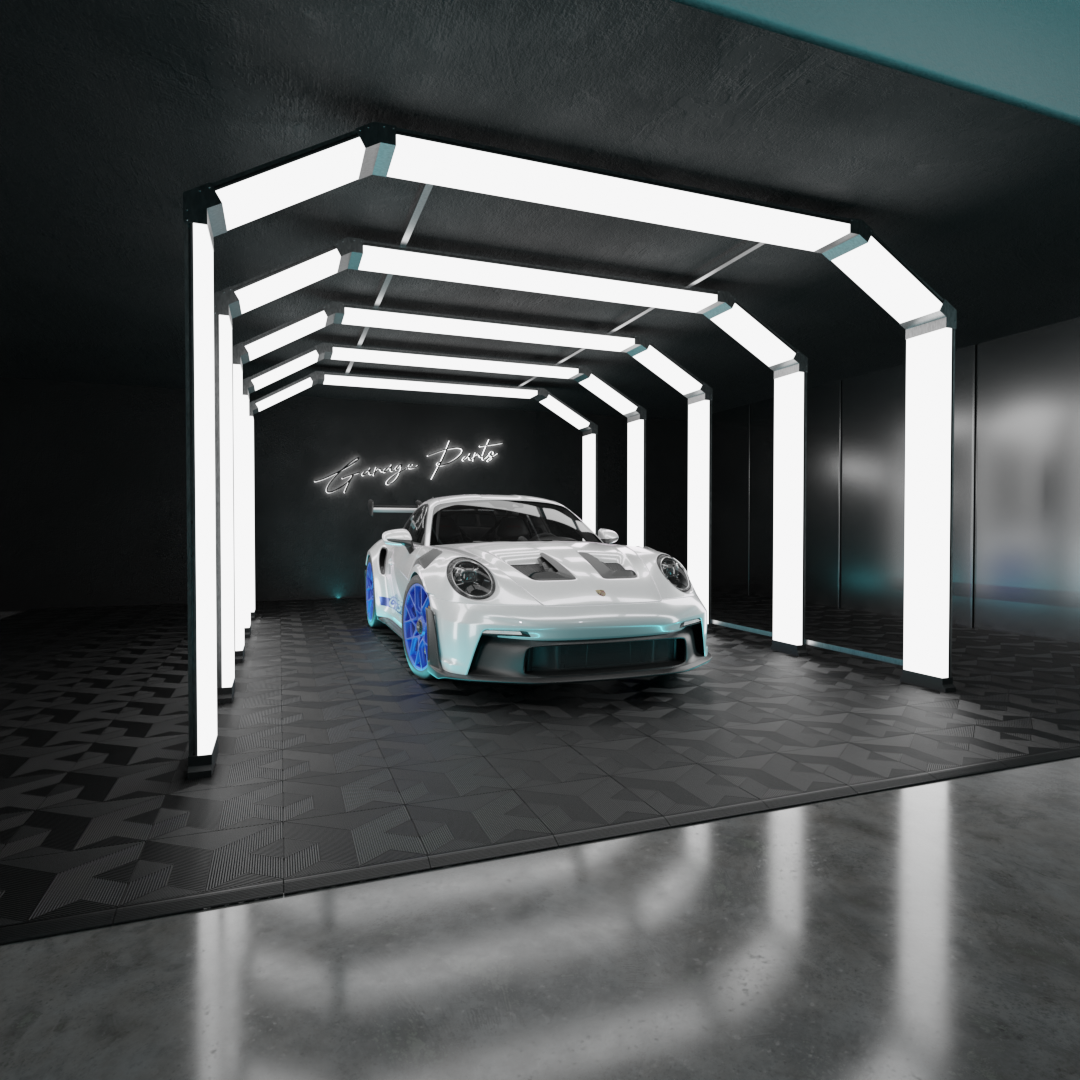 LICHT TUNNEL 240 Line Led System (4mx5,33m ) Perfekte Beleuchtung bis ins kleinste Detail! - Garage Parts